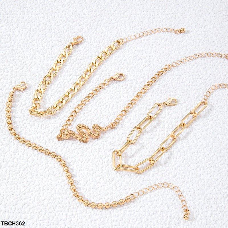 Snake 4 Chain Hand Bracelet Mominass