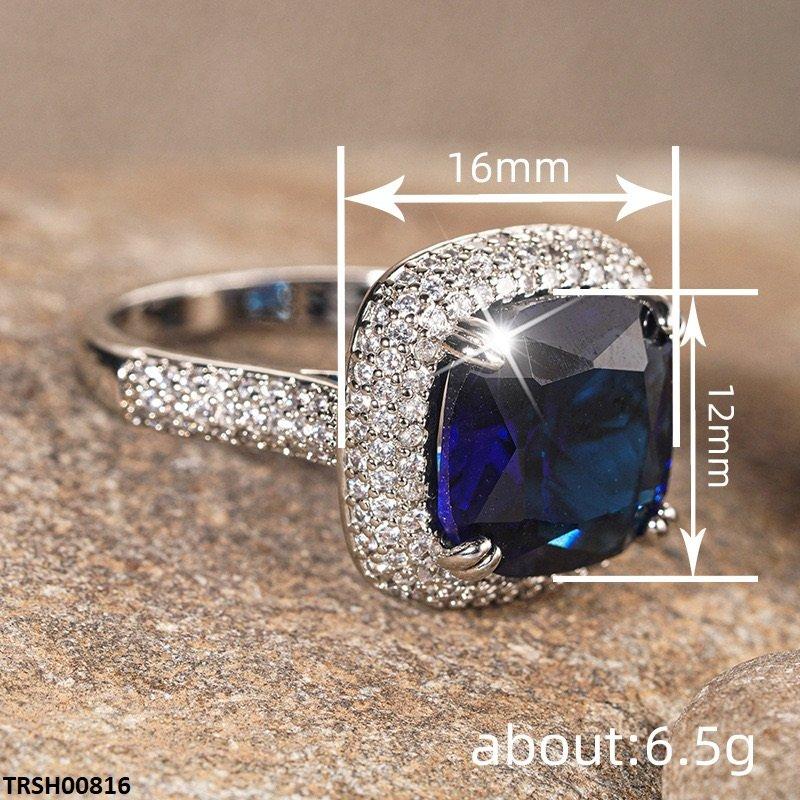 Zircon Square Ring